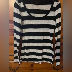 Express long sleeve T-shirt, slightly sheer - never worn - medium